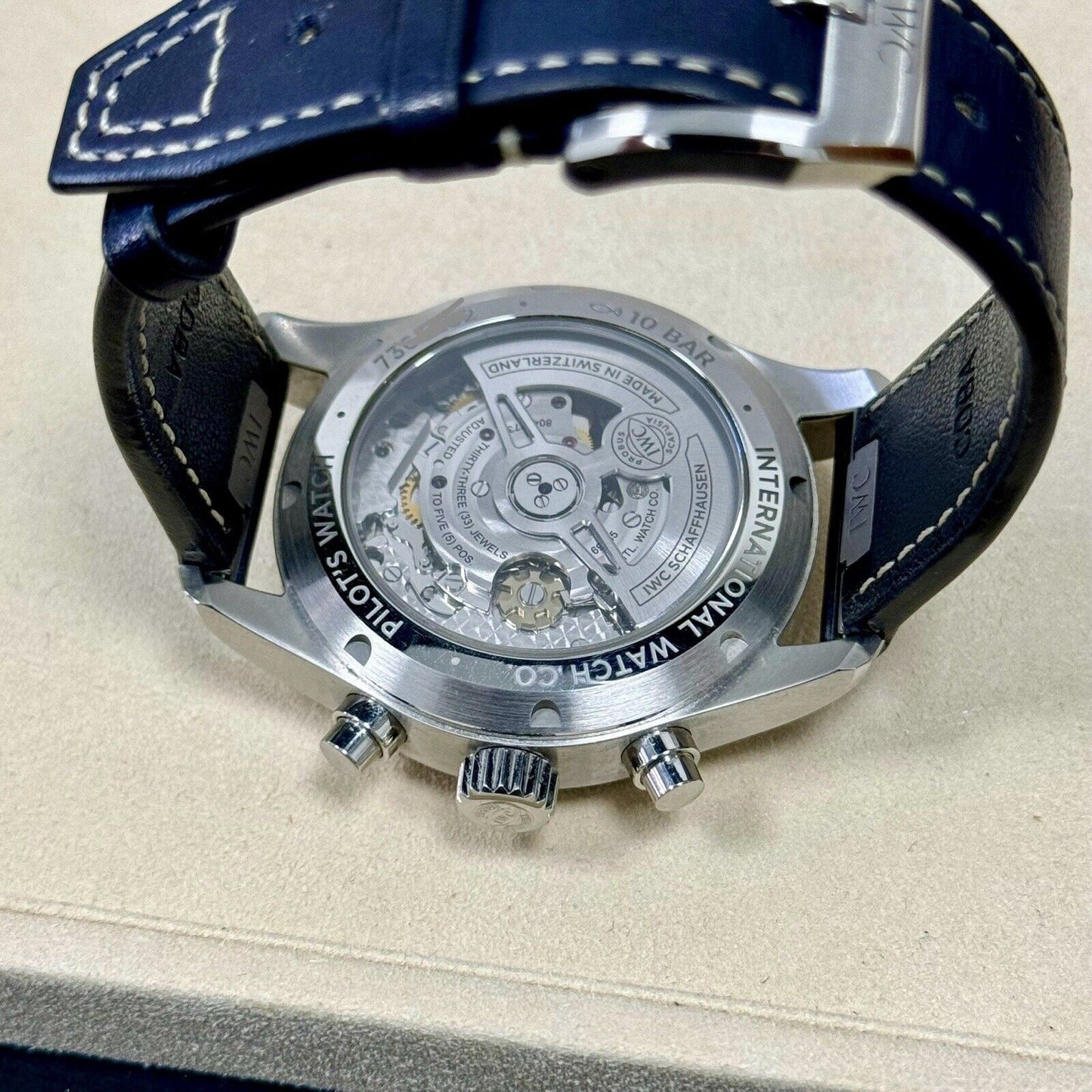 IWC Pilots Chronograph IW388101 Blue Dial. 2022 Full Set Box + Papers. 41mm