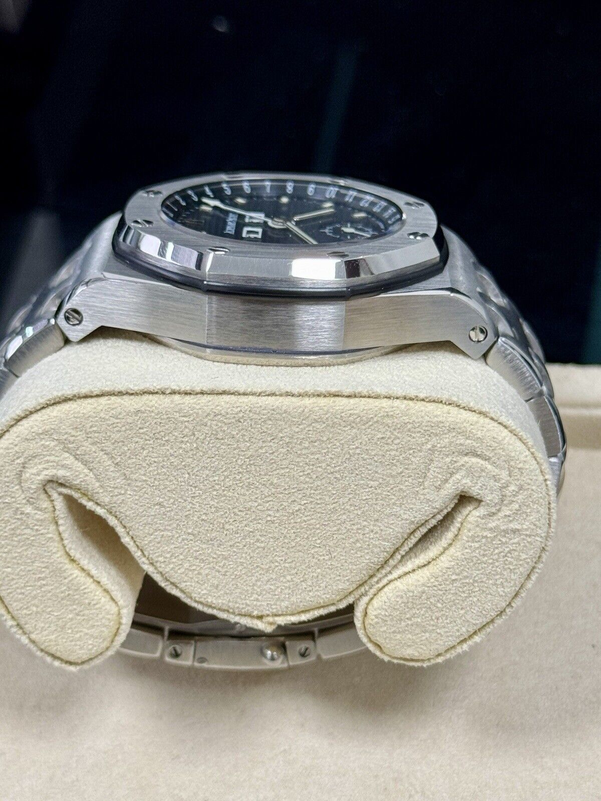 Audemars Piguet Offshore Triple Calendar 25807ST. 38mm Excellent Condition Rare