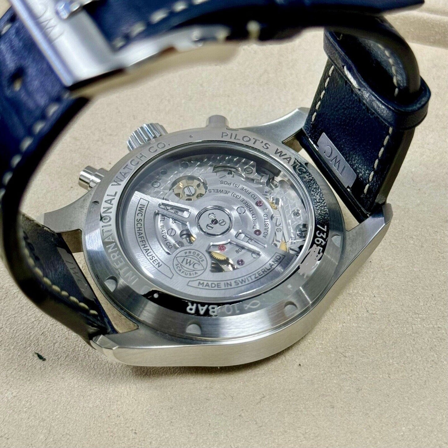 IWC Pilots Chronograph IW388101 Blue Dial. 2022 Full Set Box + Papers. 41mm