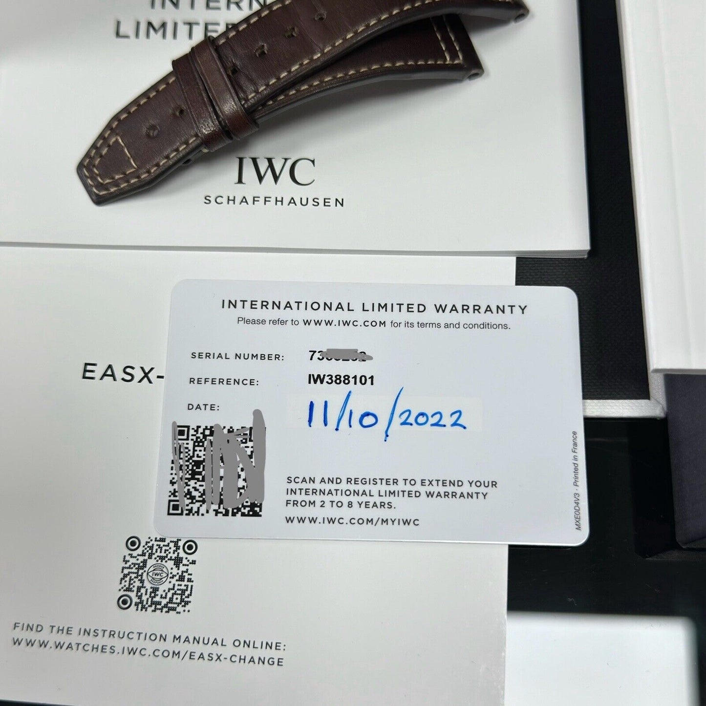 IWC Pilots Chronograph IW388101 Blue Dial. 2022 Full Set Box + Papers. 41mm