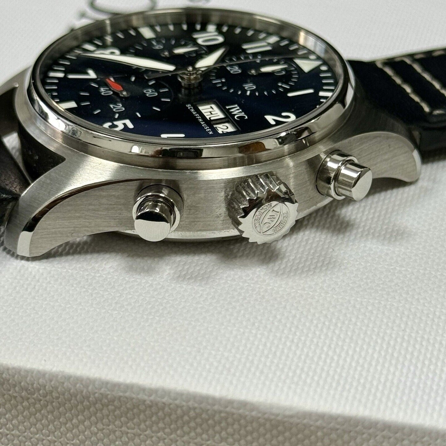 IWC Pilots Chronograph IW388101 Blue Dial. 2022 Full Set Box + Papers. 41mm