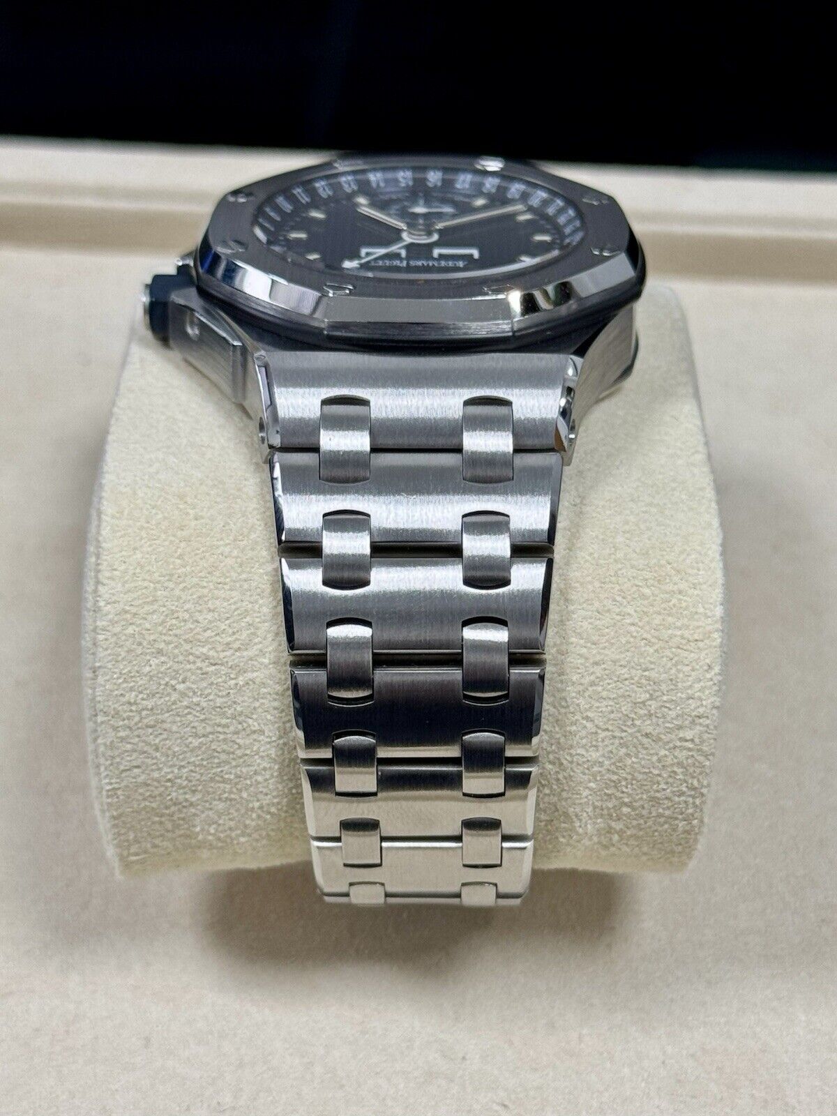 Audemars Piguet Offshore Triple Calendar 25807ST. 38mm Excellent Condition Rare