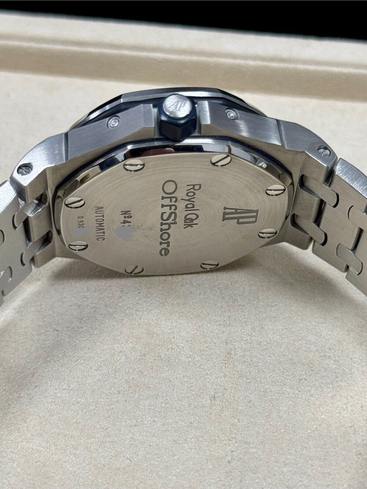 Audemars Piguet Offshore Triple Calendar 25807ST. 38mm Excellent Condition Rare