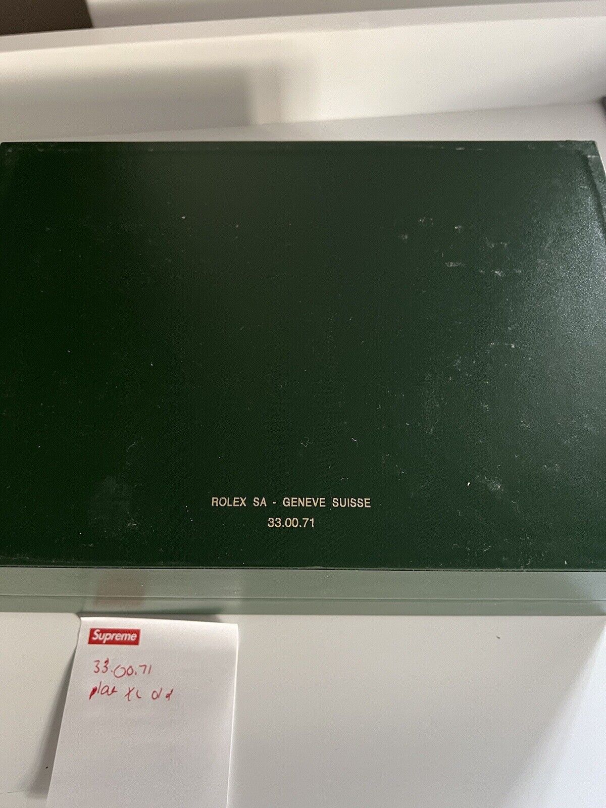 Rolex Box XL Extra Large - Authentic - 33.00.71. Older Style For Platinum Watch