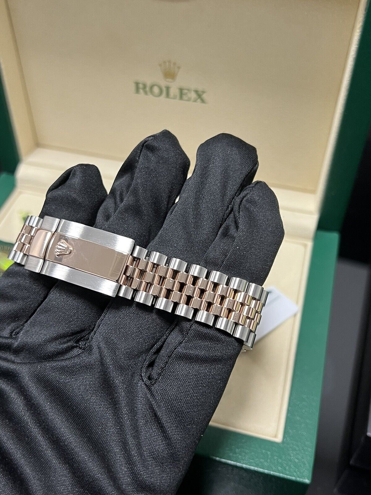 Rolex Datejust 41 126331 Chocolate Steel & Rose Gold Jubilee 2016 Box Papers