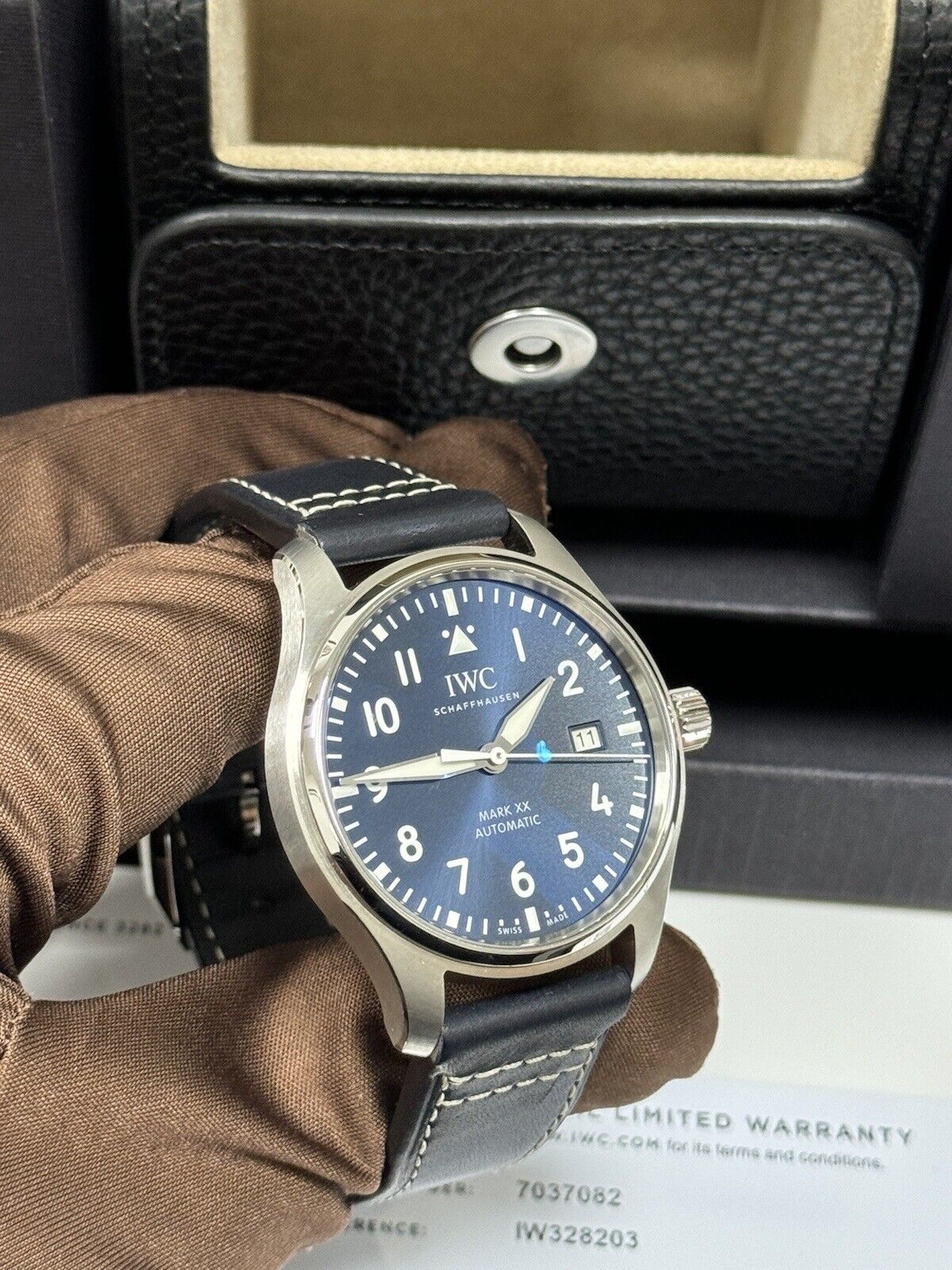 IWC Pilots Watch Mark XX IW328203 Blue - Automatic - Brand New 2023. RRP £5,000