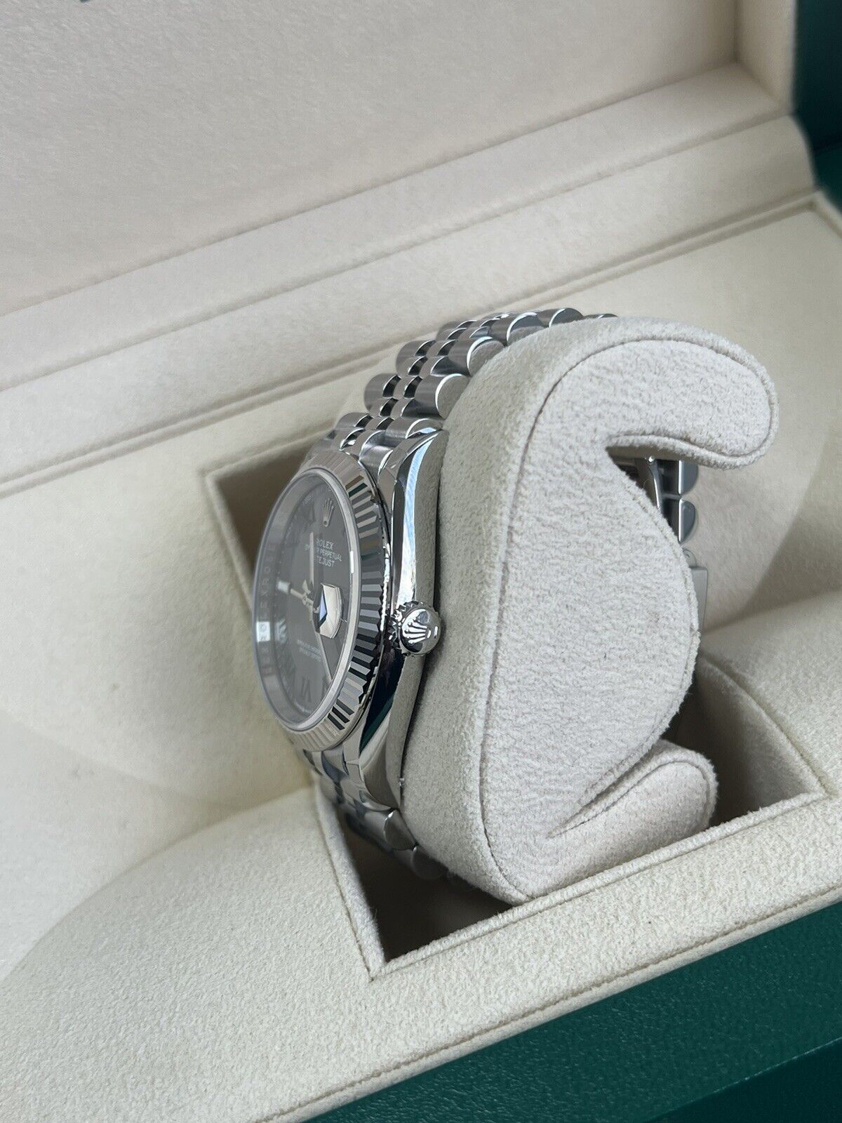 Rolex Datejust 36 Wimbledon - Jubilee / Fluted. 126234. Full Set 2023 Brand New