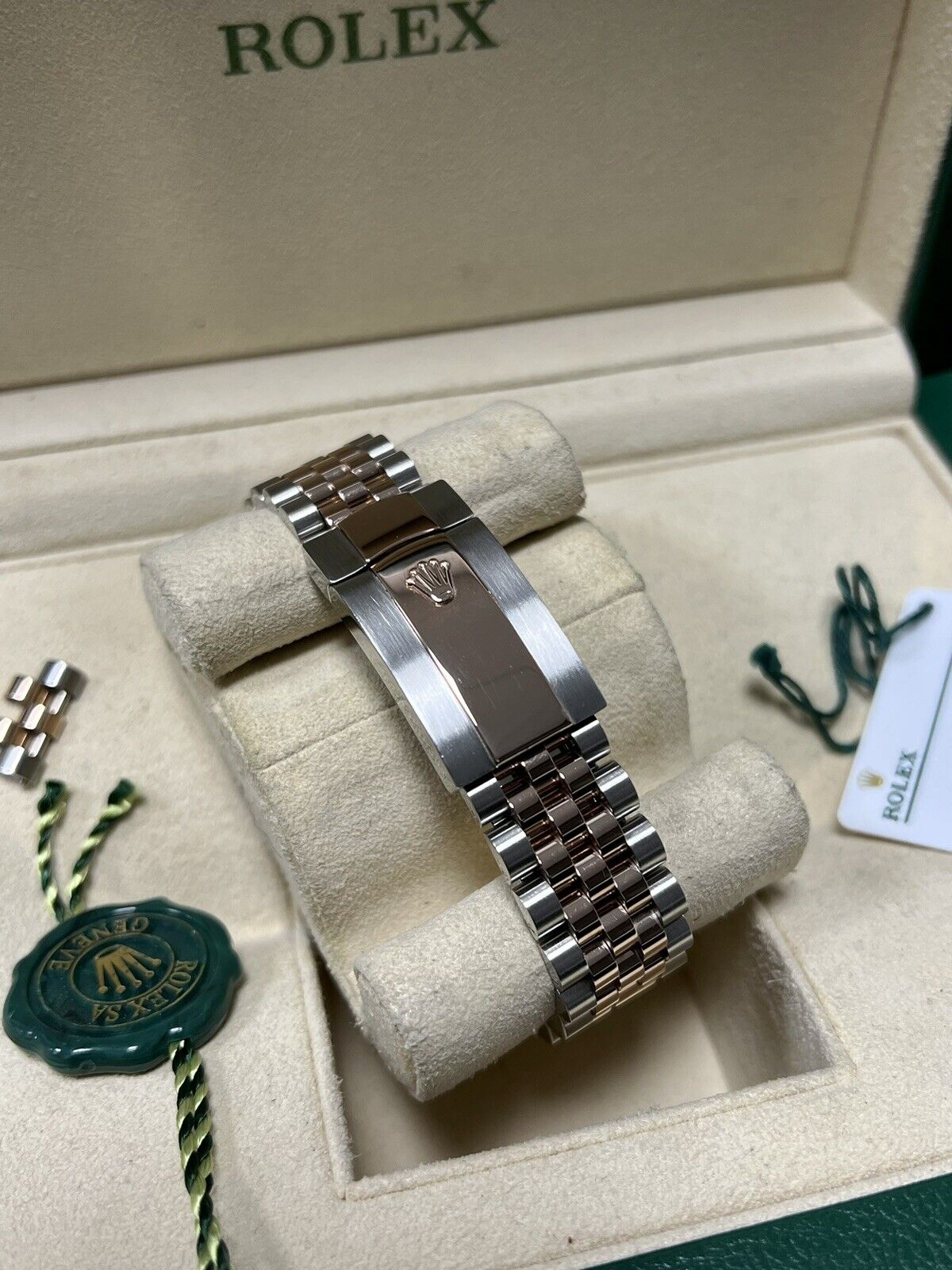 Rolex Datejust 41 126331 Chocolate Steel & Rose Gold Jubilee 2016 Box Papers