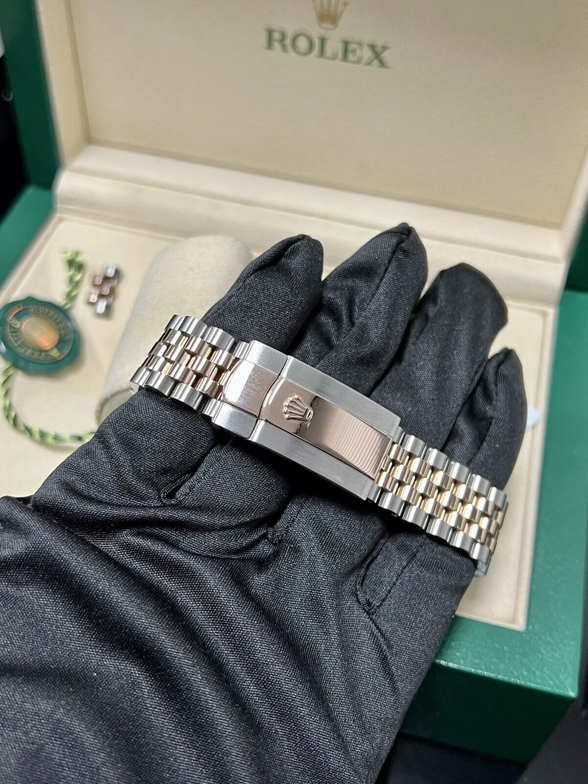 Rolex Datejust 41 126331 Chocolate Steel & Rose Gold Jubilee 2016 Box Papers