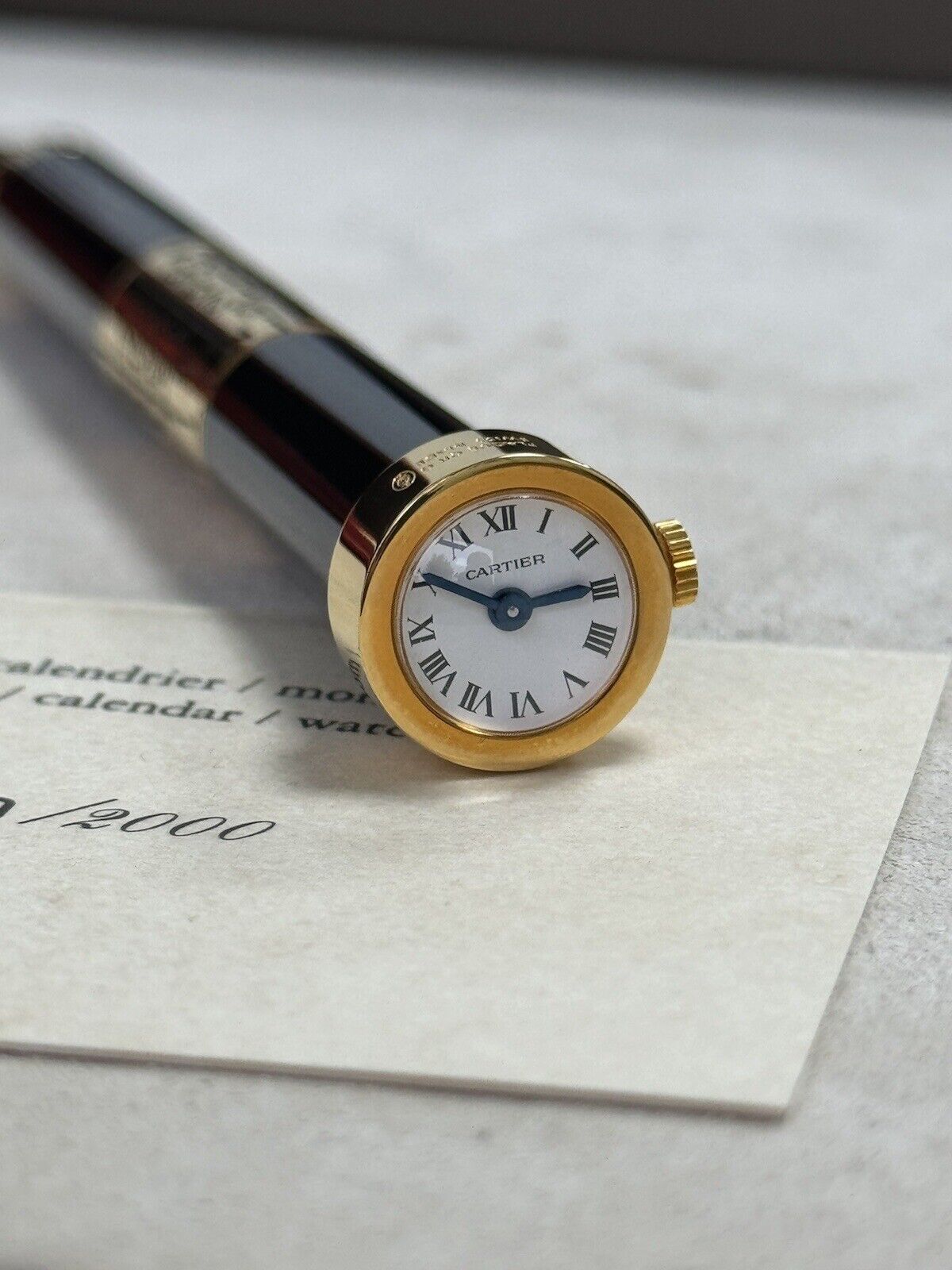 Perpetual Calendar Vintage 2024 with pen