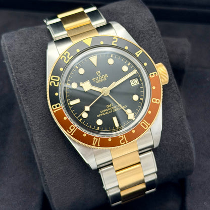 TUDOR Black Bay Steel + Gold 79833MN M79833MN Root Beer. 2022 Full Set Unworn