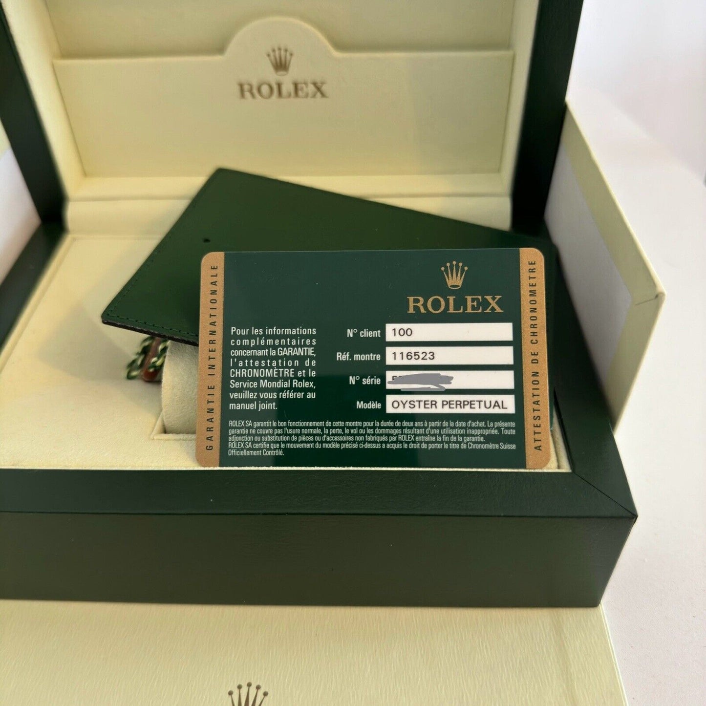 Rolex Daytona 116523 Bi Metal. 2014 Full Set Box Papers Tahitian Black MOP Dial