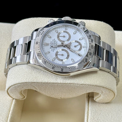 Rolex Cosmograph Daytona 116520 APH White Pre Ceramic. 2014 Full Set Immaculate