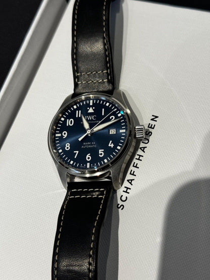 IWC Pilots Watch MK XX IW328203 Blue Dial. 2024 Brand New Full Set. RRP £5050