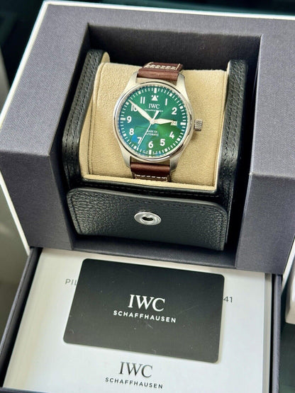 IWC Pilots Watch MK XX IW328205 Green Dial. 2024 Brand New Full Set. RRP £5050