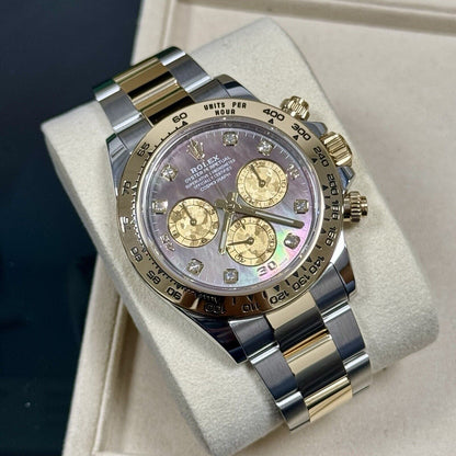 Rolex Cosmograph Daytona 116503 Tahitian Black MOP Dial. 2021 Full Set Box Paper