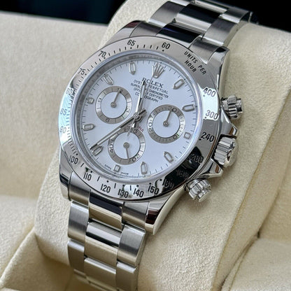 Rolex Cosmograph Daytona 116520 APH White Pre Ceramic. 2014 Full Set Immaculate