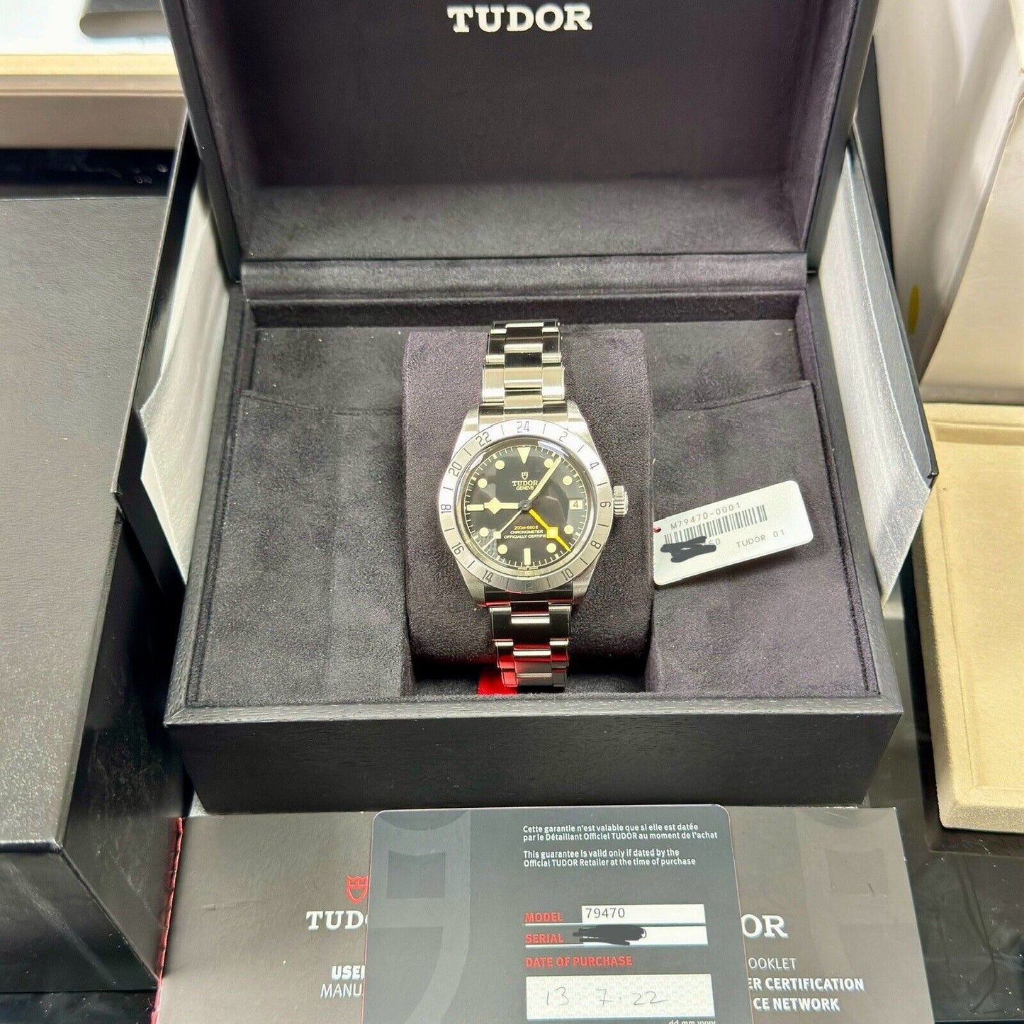 Tudor Men's Black Bay Pro 79470. 2022 Full Set. RRP £3,640. Immaculate Condition