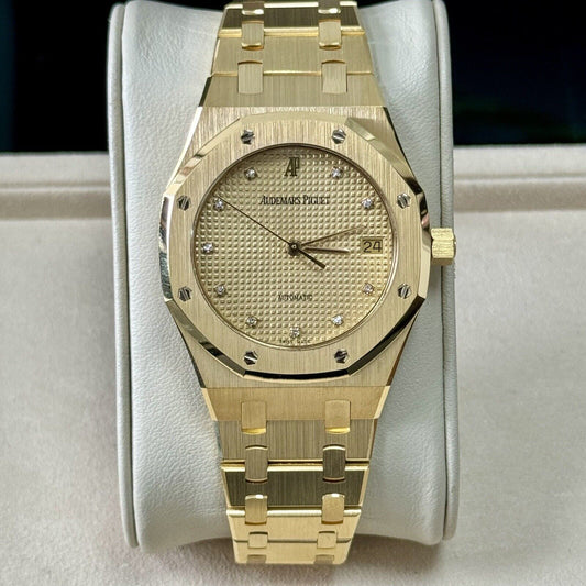 Audemars Piguet Royal Oak 36mm Automatic Yellow Gold. 14790BA Diamond 2006