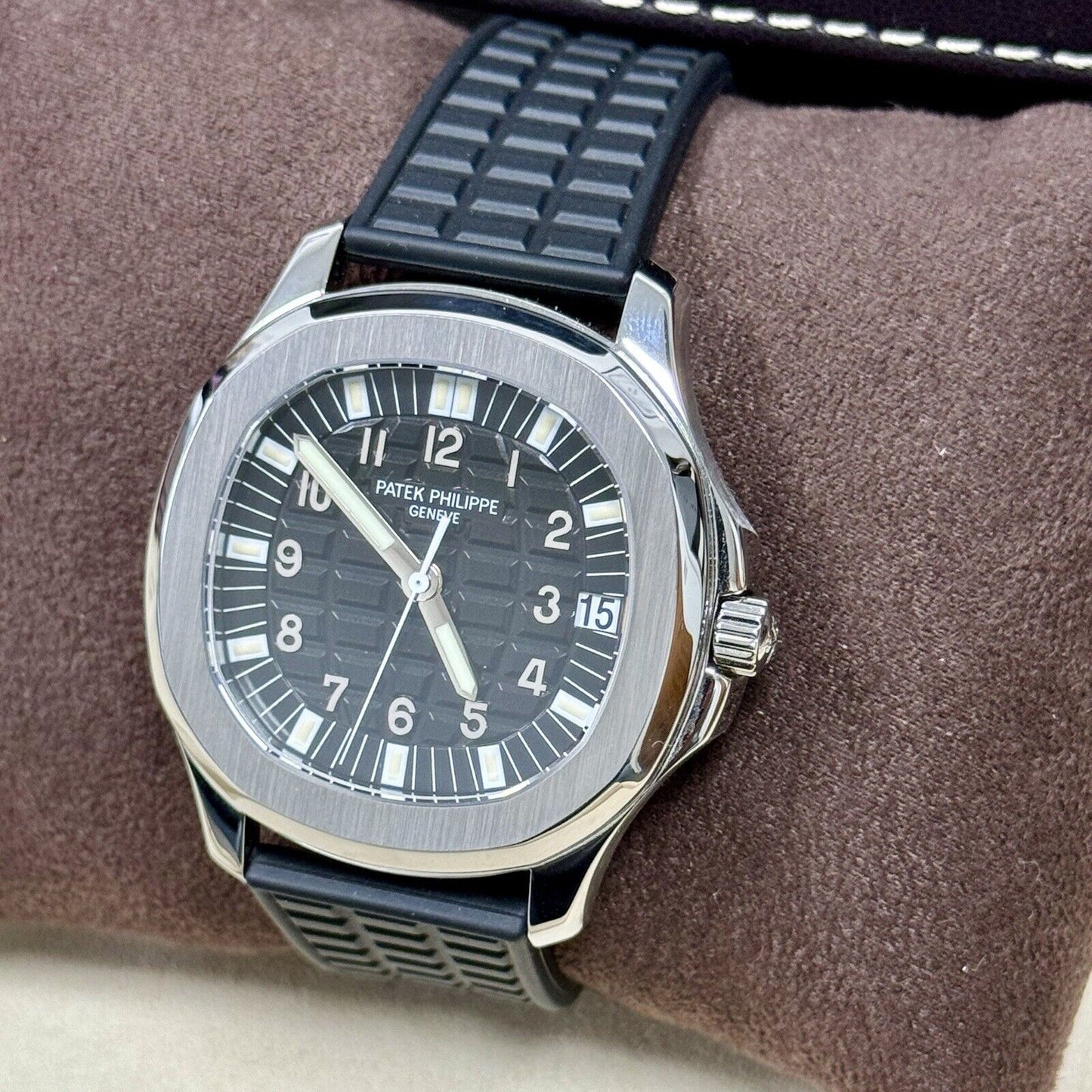 Patek Philippe Aquanaut 5065/1A 38mm. 2024 Patek Service. Immaculate Rare Watch