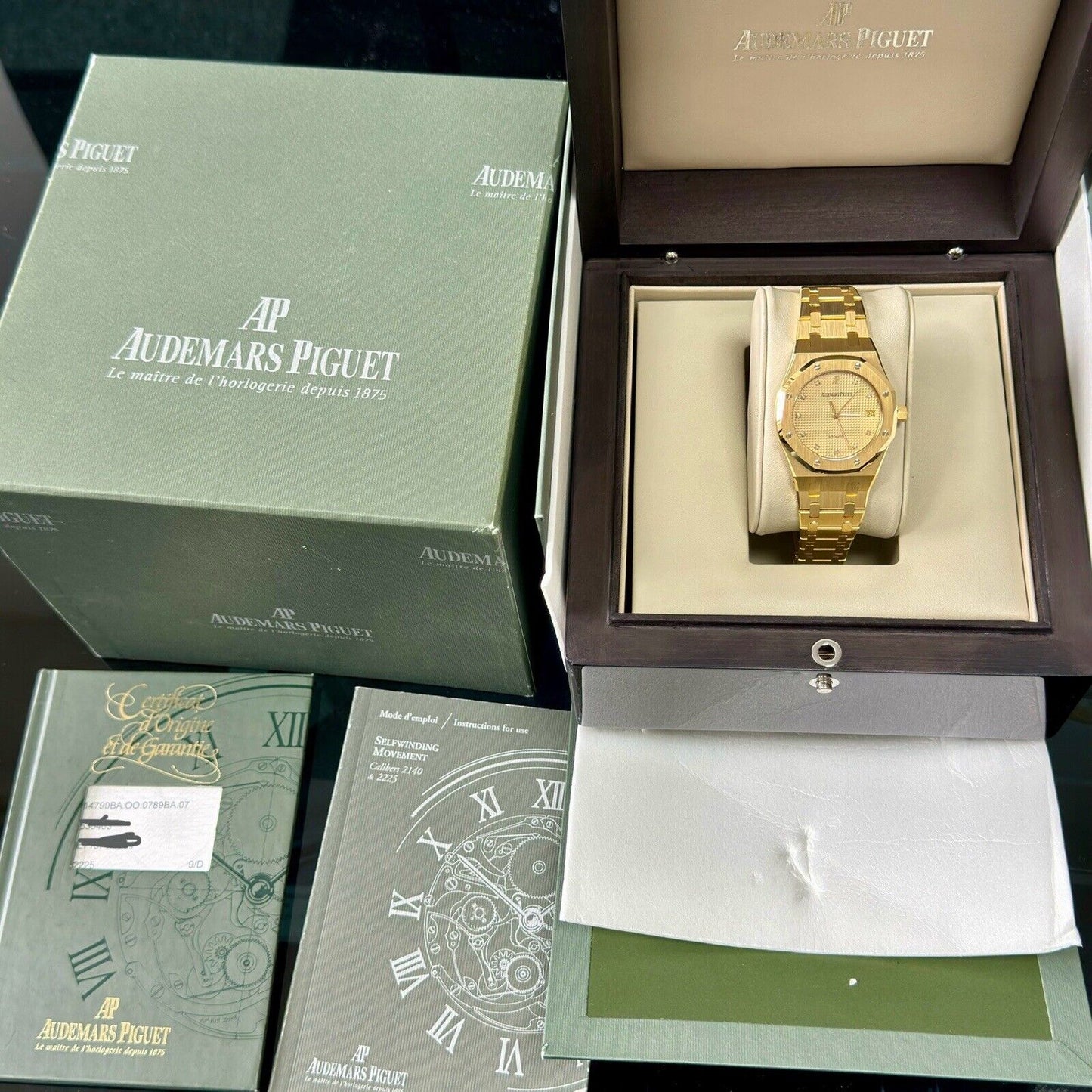 Audemars Piguet Royal Oak 36mm Automatic Yellow Gold. 14790BA Diamond 2006