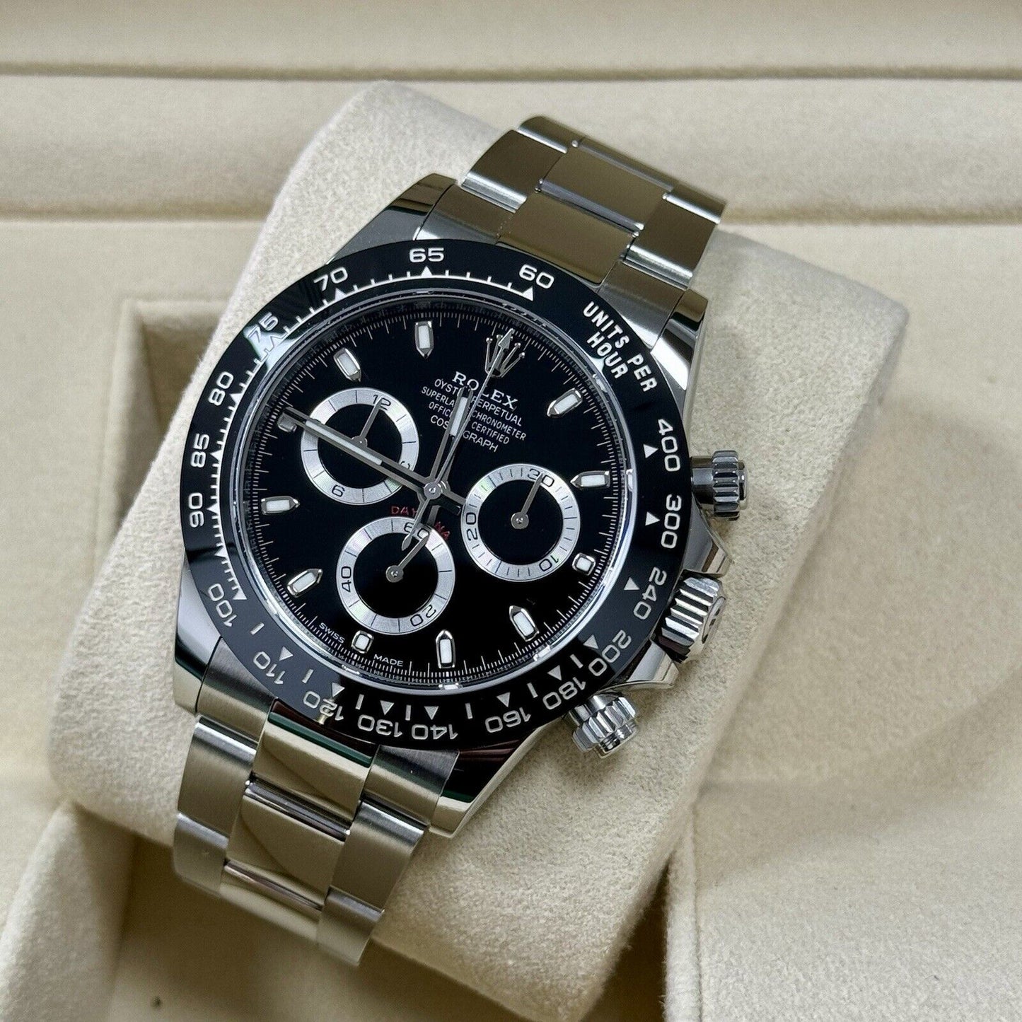 Rolex Cosmograph Daytona Men's Watch - 116500LN. Black Dial. 2022 Full Set