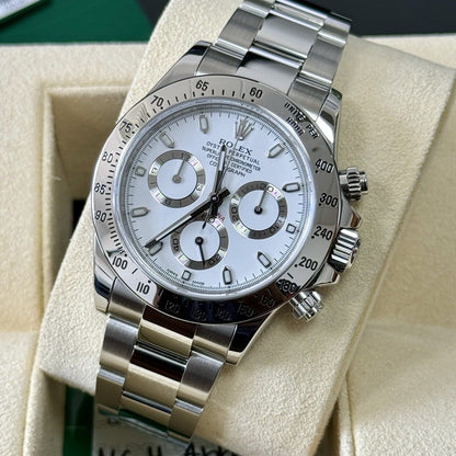 Rolex Cosmograph Daytona 116520 APH White Pre Ceramic. 2014 Full Set Immaculate