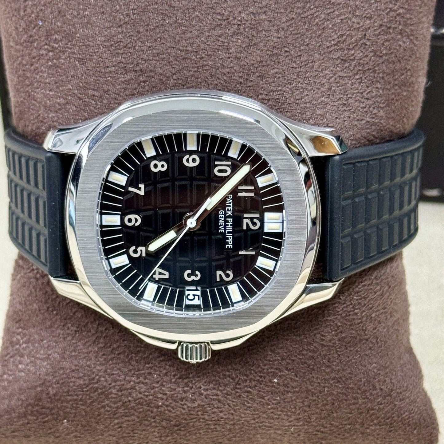 Patek Philippe Aquanaut 5065/1A 38mm. 2024 Patek Service. Immaculate Rare Watch