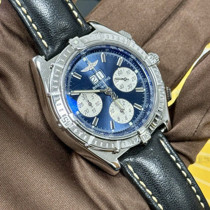 Breitling Crosswind Special A44355 44mm Blue Dial. 2006 Box & Papers