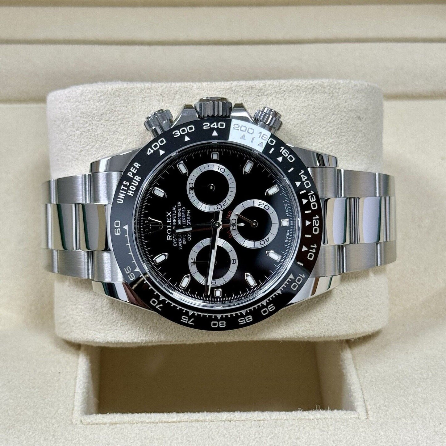 Rolex Cosmograph Daytona Men's Watch - 116500LN. Black Dial. 2022 Full Set