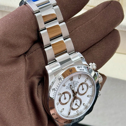 Rolex Cosmograph Daytona 116520 APH White Pre Ceramic. 2014 Full Set Immaculate