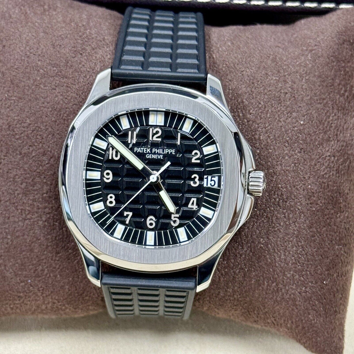 Patek Philippe Aquanaut 5065/1A 38mm. 2024 Patek Service. Immaculate Rare Watch