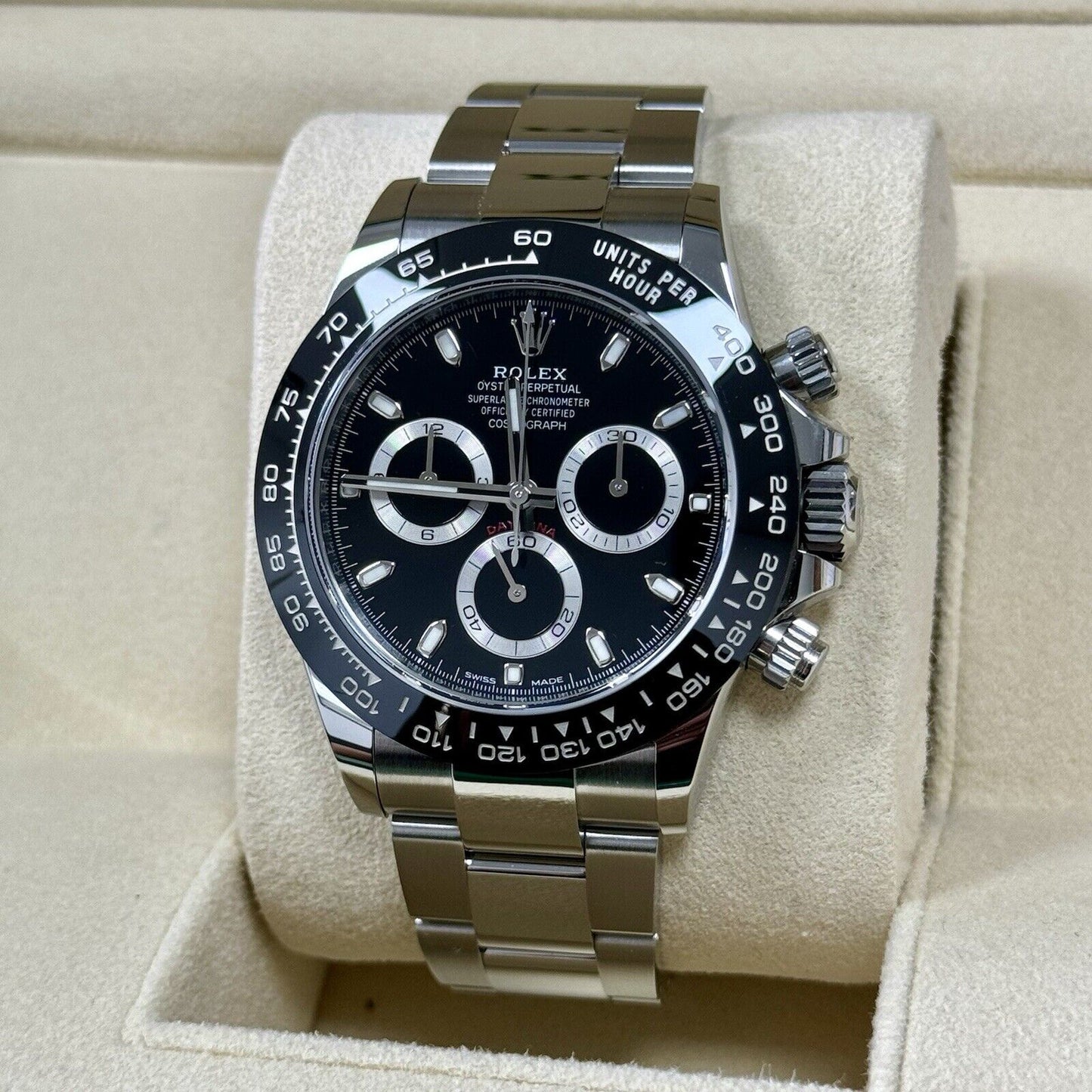 Rolex Cosmograph Daytona Men's Watch - 116500LN. Black Dial. 2022 Full Set