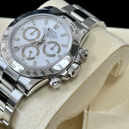 Rolex Cosmograph Daytona 116520 APH White Pre Ceramic. 2014 Full Set Immaculate