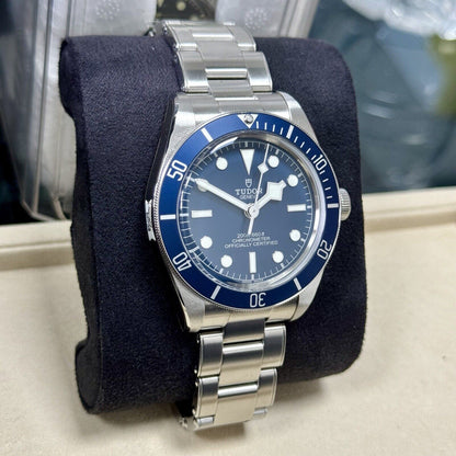 Tudor Men's Black Bay 58 39mm 79030B Blue Bezel. 2020 Full Stickers. RRP £3,450