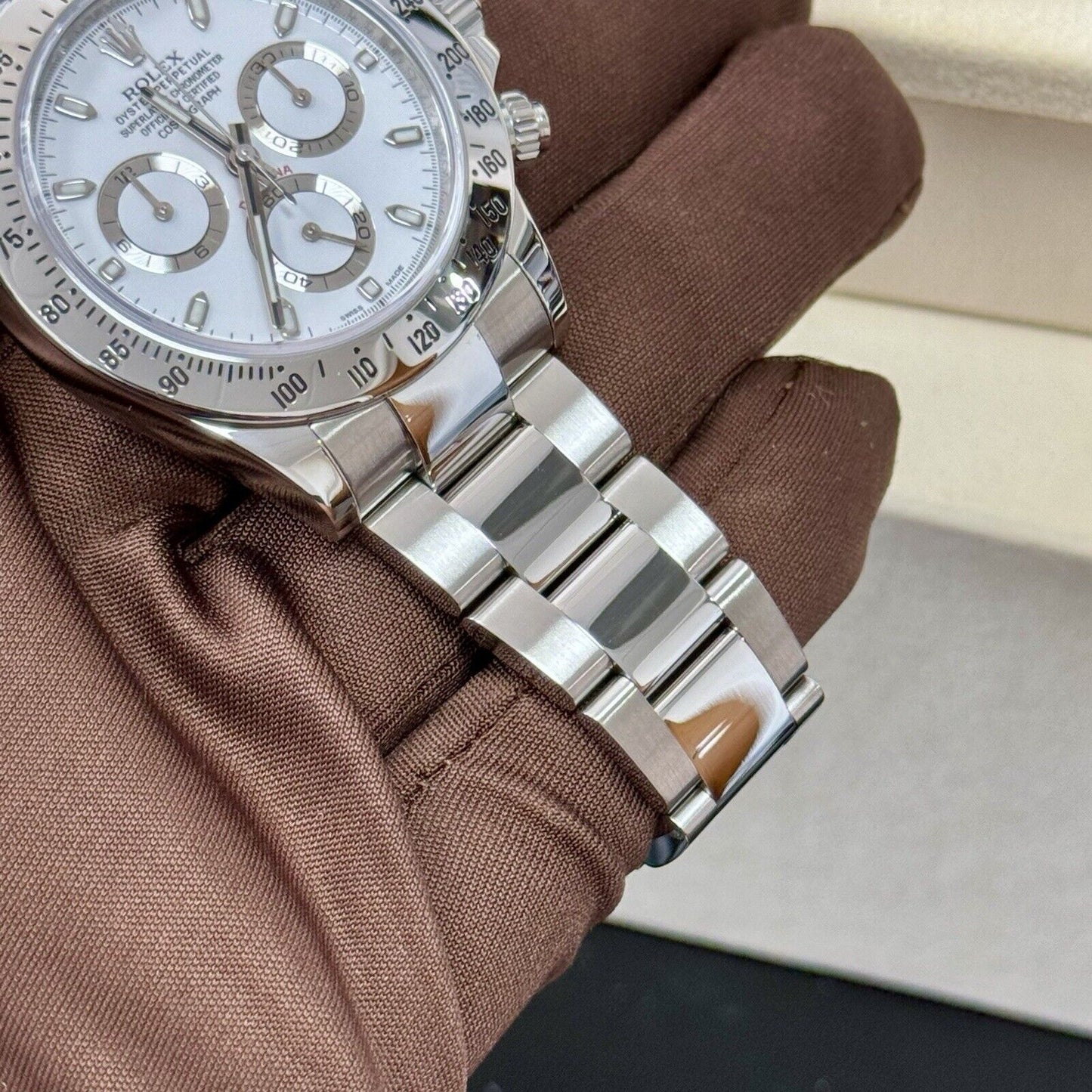 Rolex Cosmograph Daytona 116520 APH White Pre Ceramic. 2014 Full Set Immaculate