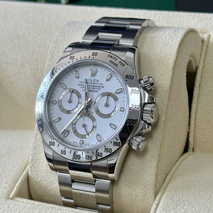 Rolex Cosmograph Daytona 116520 APH White Pre Ceramic. 2014 Full Set Immaculate