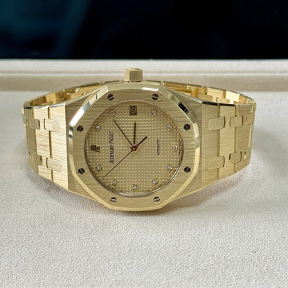 Audemars Piguet Royal Oak 36mm Automatic Yellow Gold. 14790BA Diamond 2006