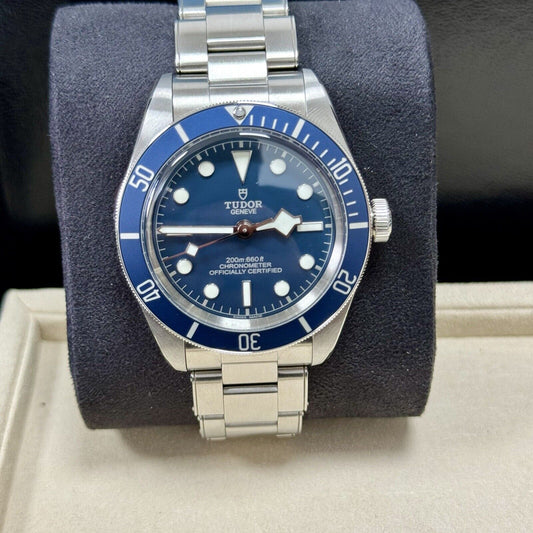 Tudor Men's Black Bay 58 39mm 79030B Blue Bezel. 2020 Full Stickers. RRP £3,450