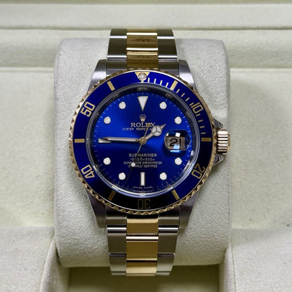 Rolex Submariner 16613LB Men's Watch Bluesy. 2008 Box + Papers, Immaculate