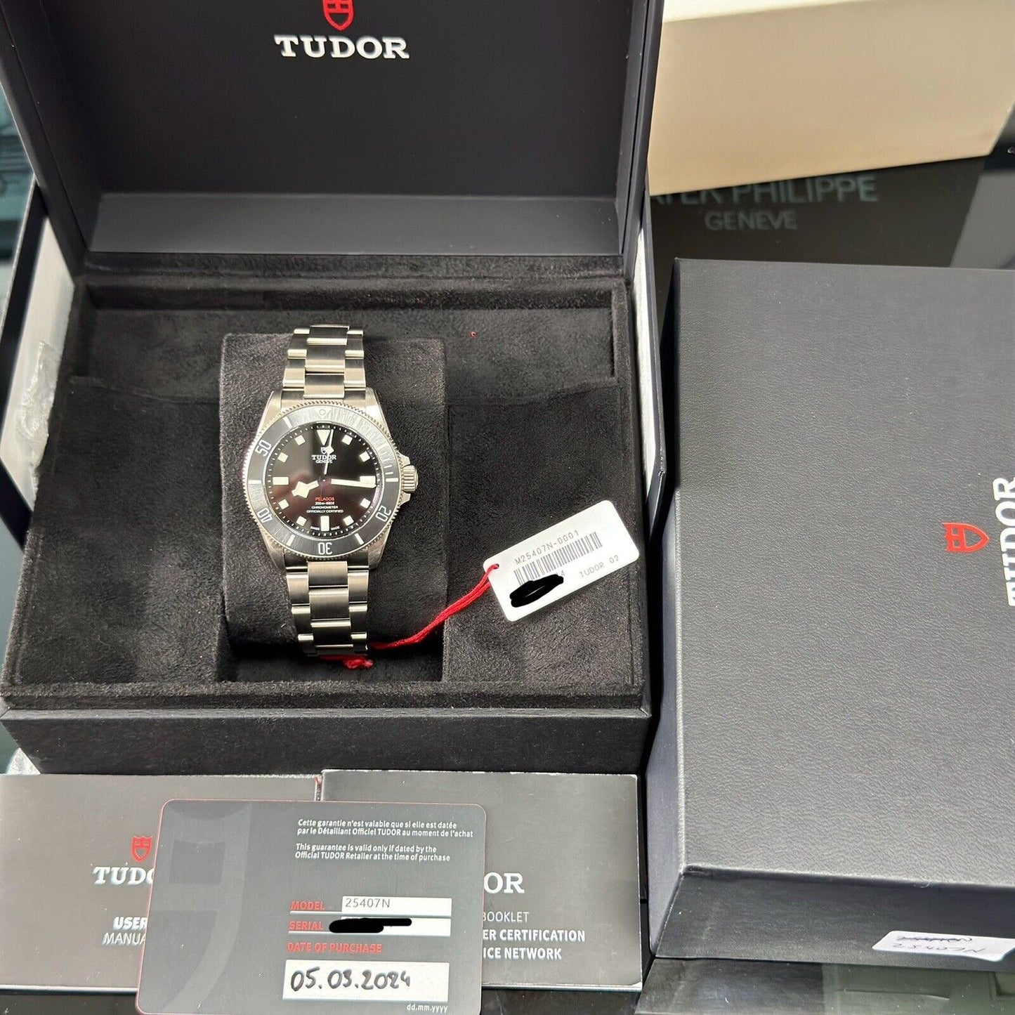 Tudor Pelagos 39mm 25407N Titanium . RRP £4,040 Brand New 2024 Stickers Full Set