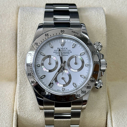 Rolex Cosmograph Daytona 116520 APH White Pre Ceramic. 2014 Full Set Immaculate