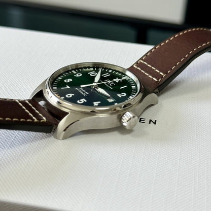 IWC Pilots Watch MK XX IW328205 Green Dial. 2024 Brand New Full Set. RRP £5050