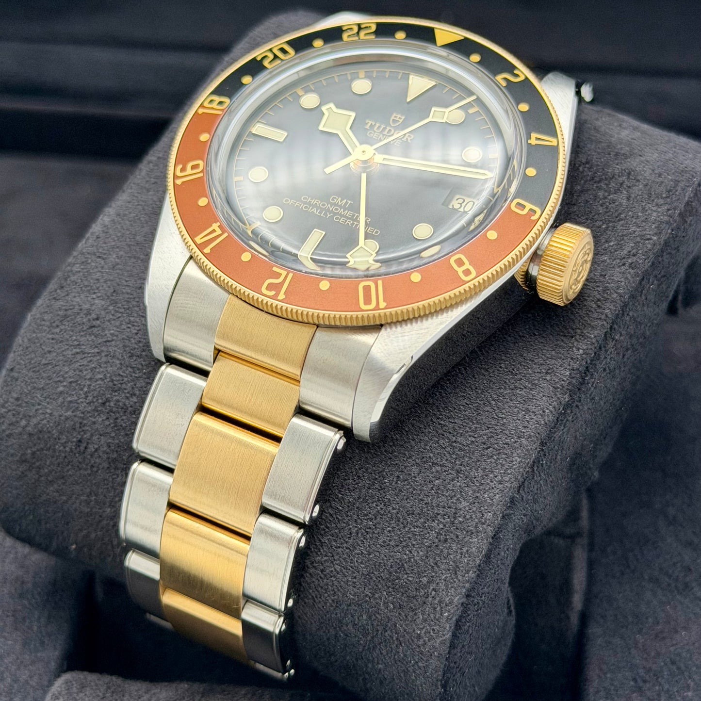 TUDOR Black Bay Steel + Gold 79833MN M79833MN Root Beer. 2022 Full Set Unworn
