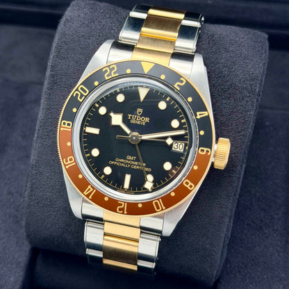 TUDOR Black Bay Steel + Gold 79833MN M79833MN Root Beer. 2022 Full Set Unworn