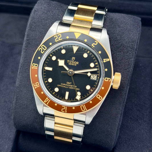 TUDOR Black Bay Steel + Gold 79833MN M79833MN Root Beer. 2022 Full Set Unworn