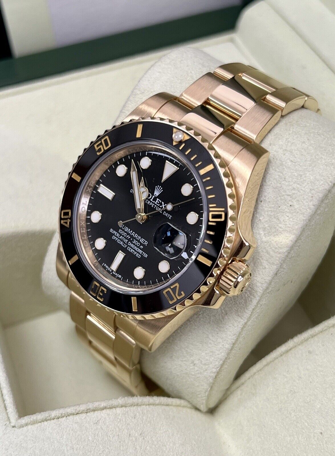 Rolex yellow gold discount submariner