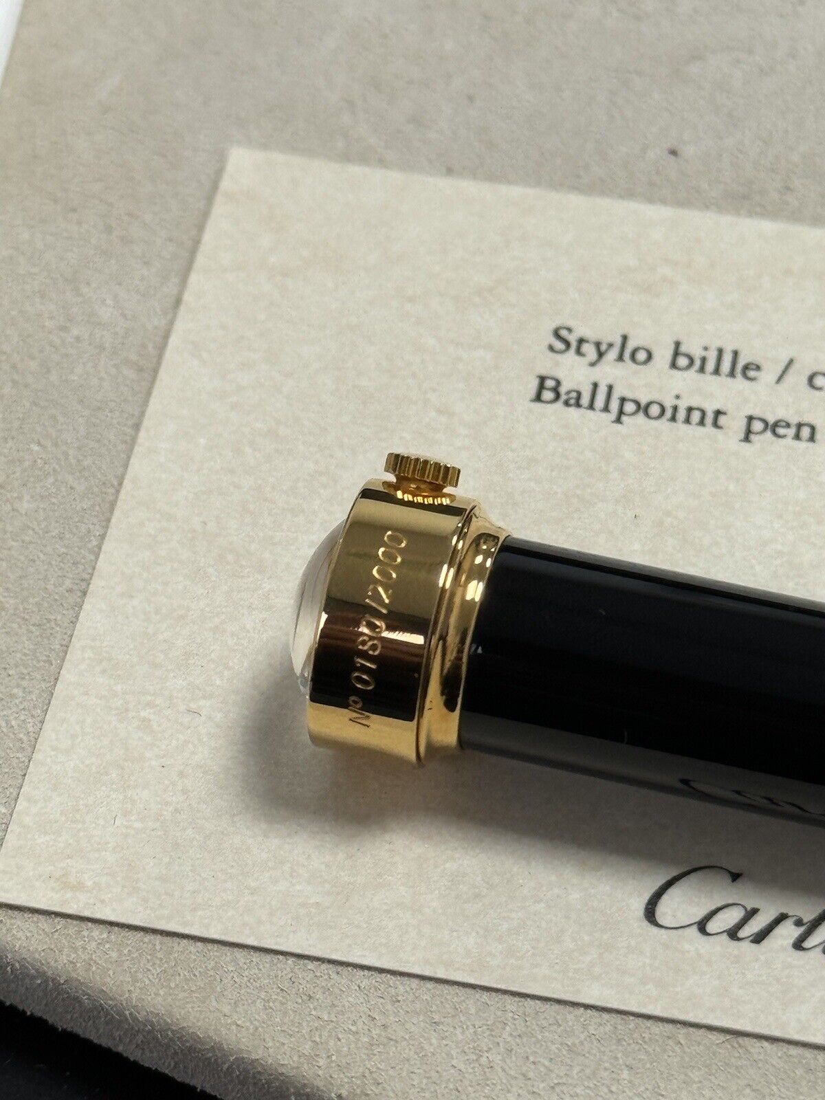 Cartier Perpetual Calendar Ballpoint Pen - Very Rare Limited Edition