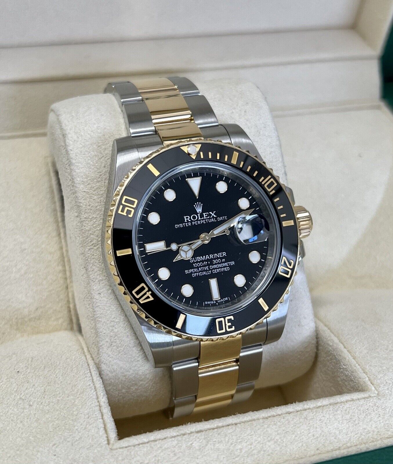 Rolex submariner on sale silver gold black