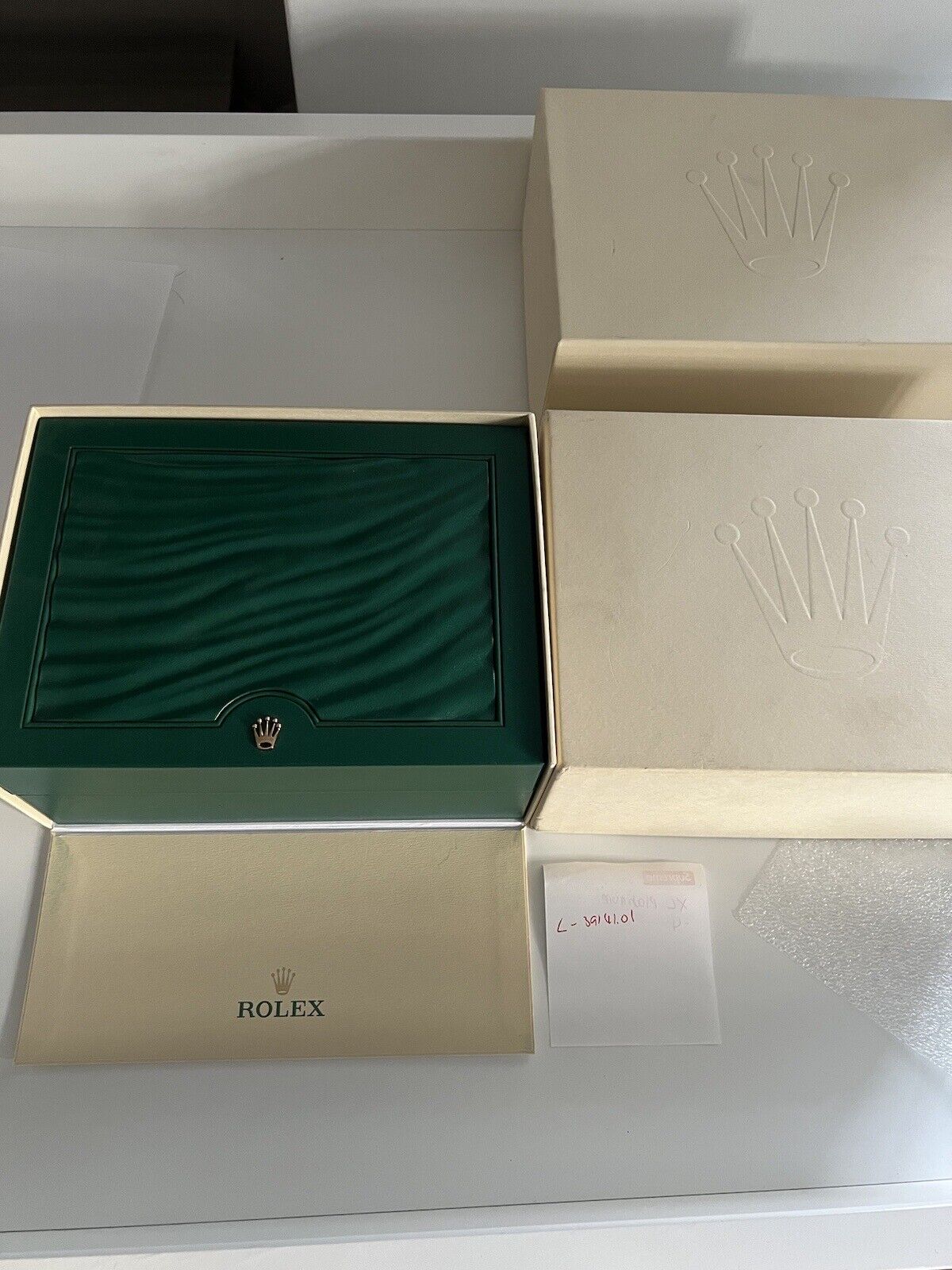 Rolex Box Platinum XL - Authentic - 39143.64. Masterpiece Day Date.  Immaculate